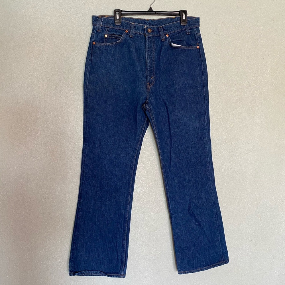 Vintage Levis Orange Tab Blue Jeans 38x32